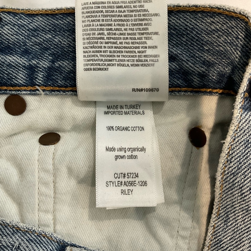 Agolde Riley Jeans Size 26 - Picture 5 of 9